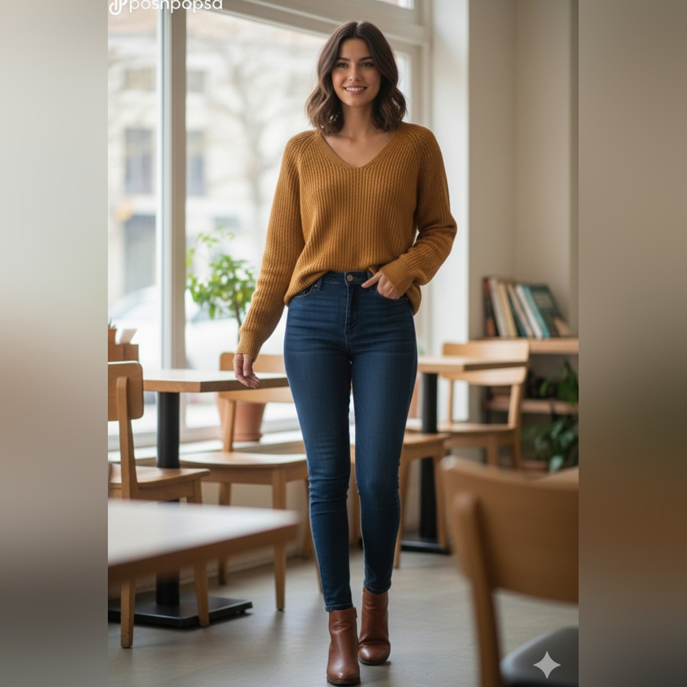 Banana Republic Cable Knit Sweater - Butternut - Size S